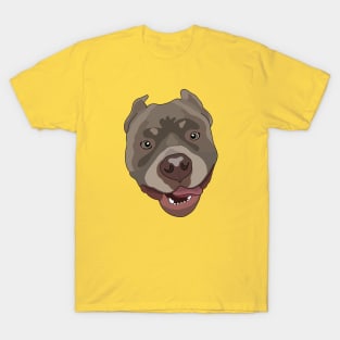 Pitbull Head T-Shirt
